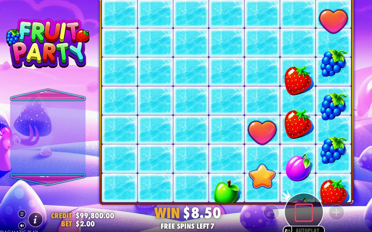 Free Spins med nattlig godisbakgrund och 10 snurrar kvar